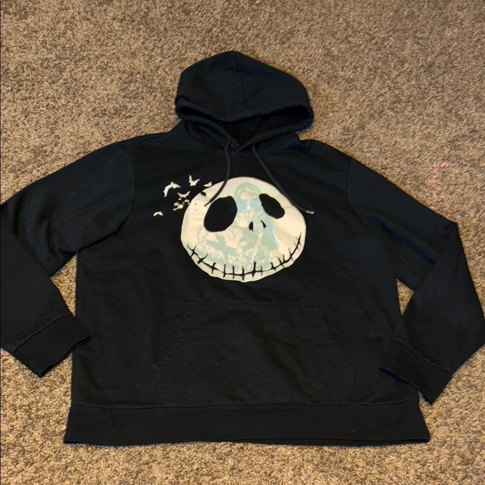 Black Graphic Hoodie